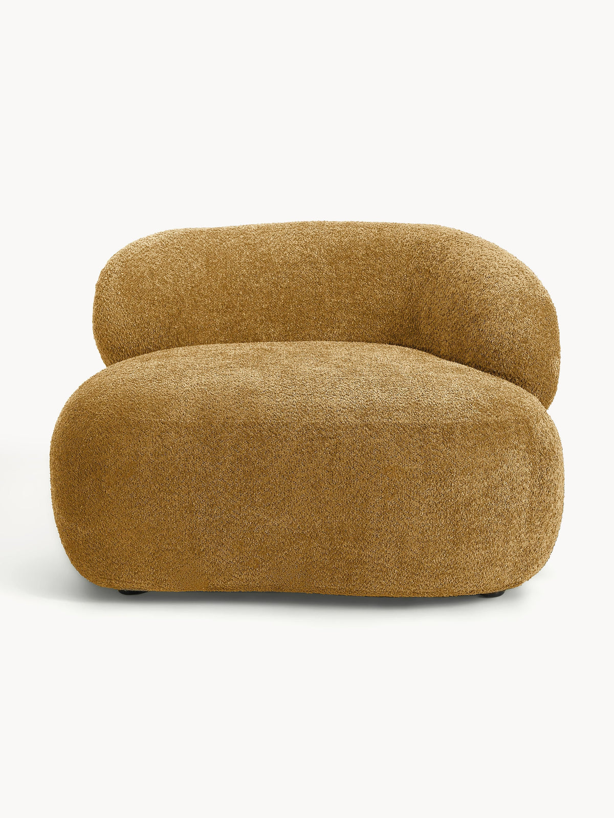Alba Lounge Chair, Teddy Bouclé