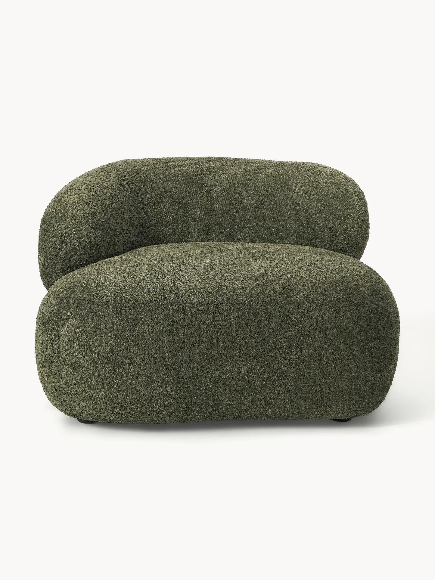 Alba Lounge Chair, Teddy Bouclé
