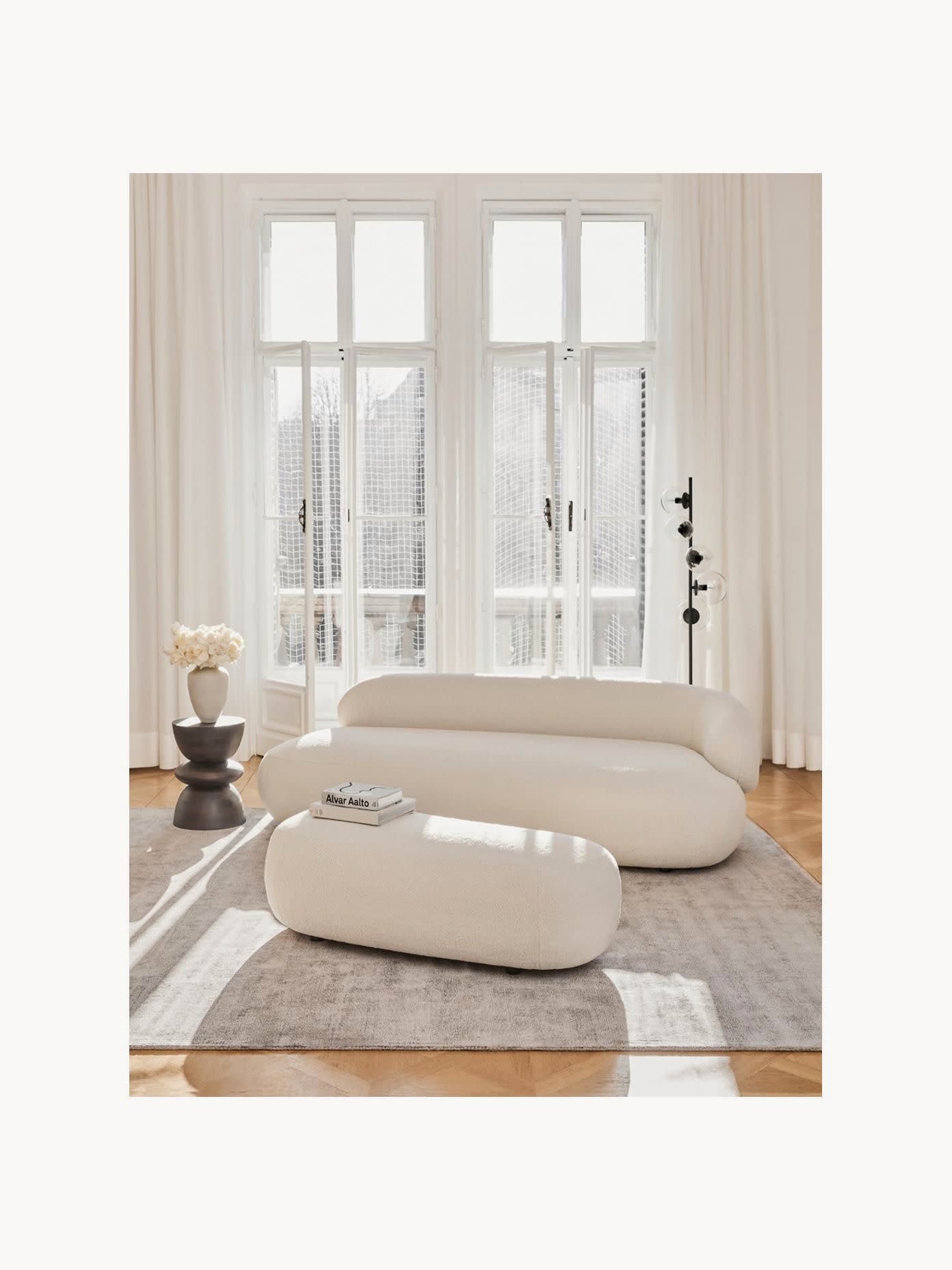 Alba Sofa in Teddy, 3-Seater