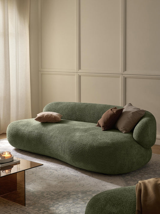 Alba Teddy Bouclé Sofa, 3-Seater