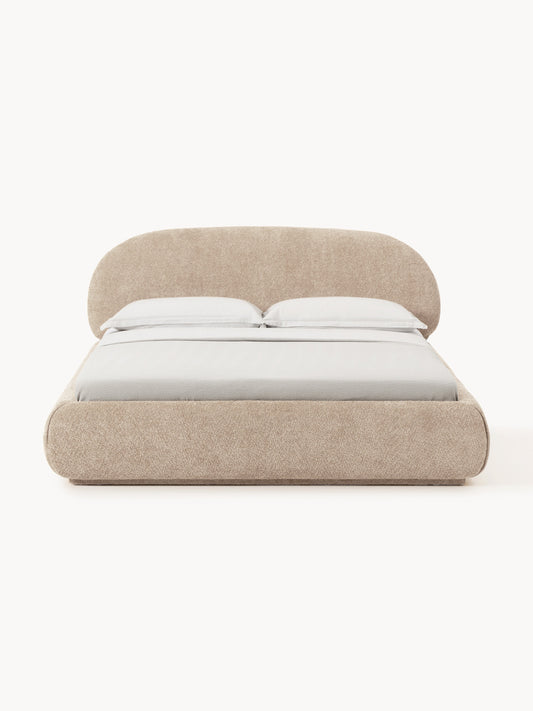 Alba Teddy Bouclé Upholstered Bed