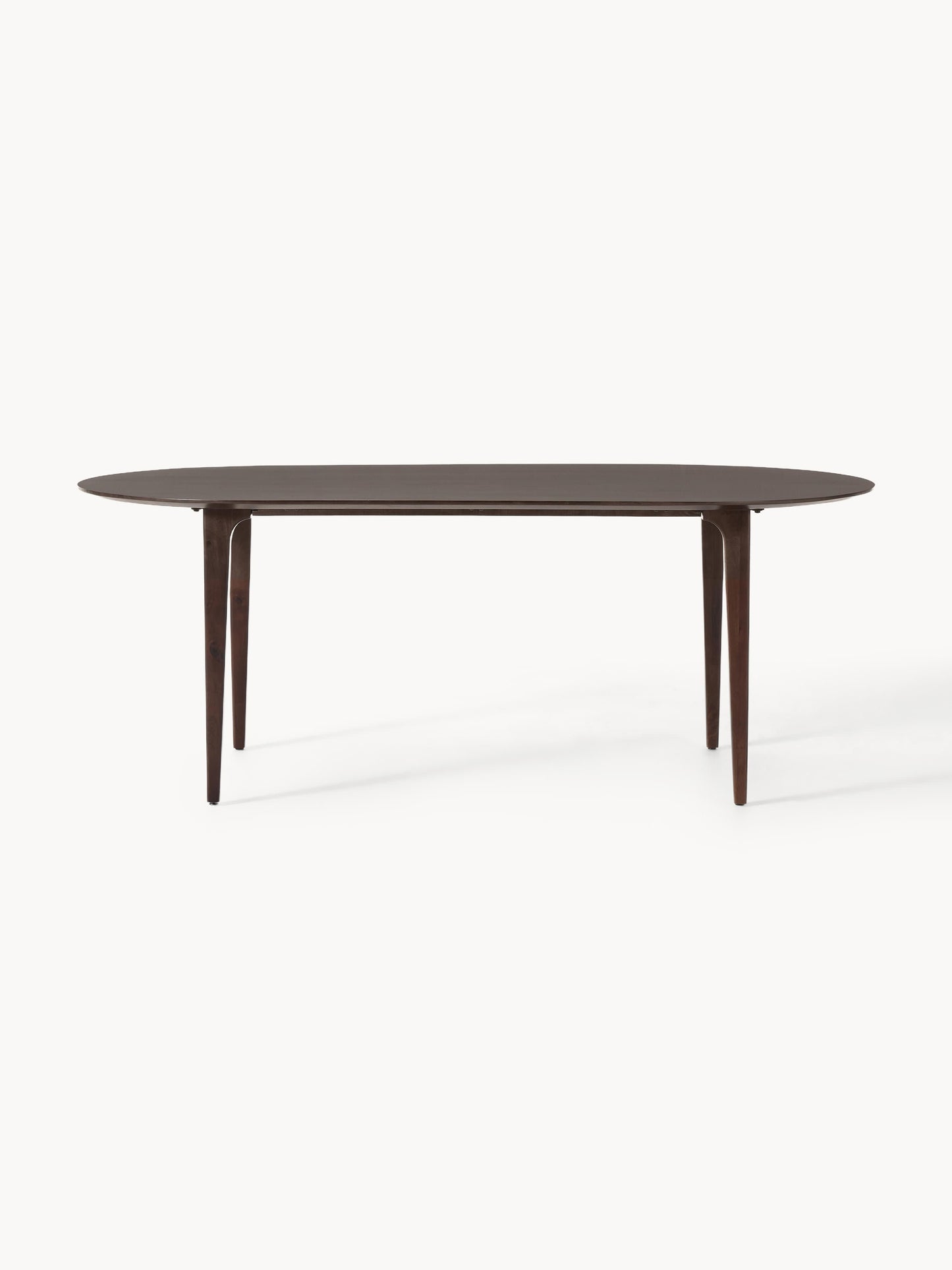 Archie Oval Mango Wood Dining Table, 200 x 100 cm