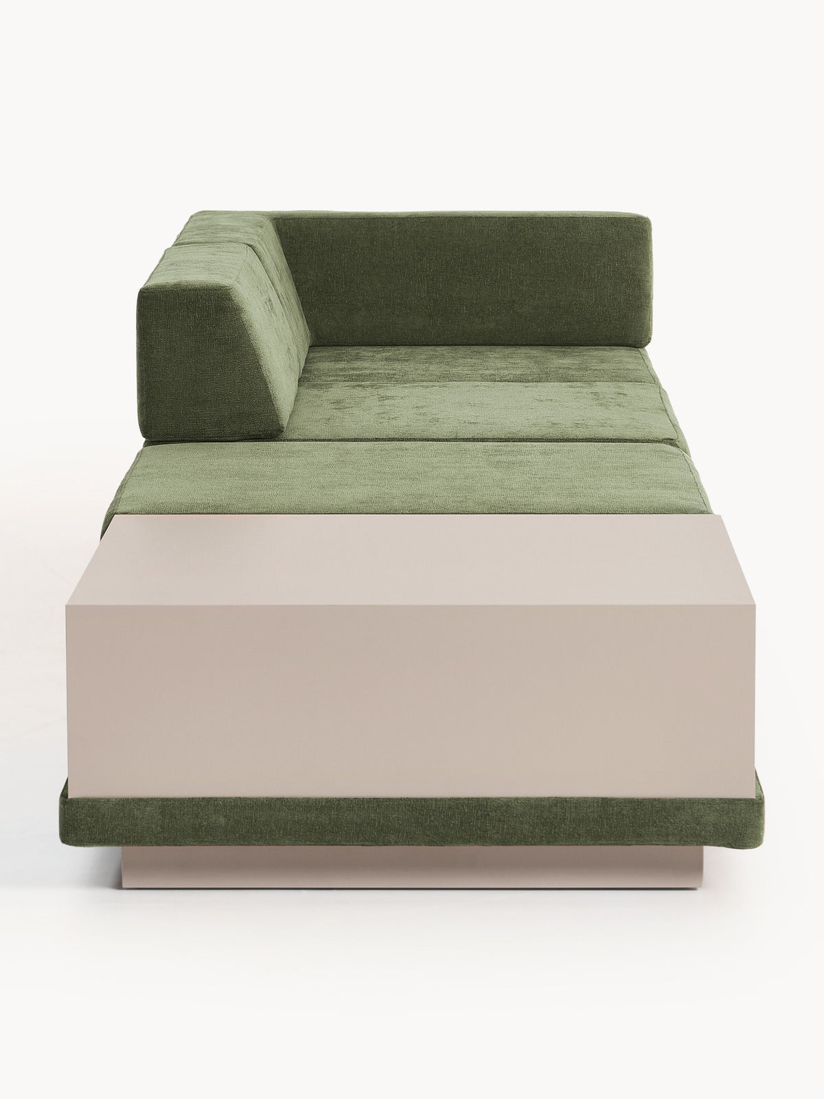 Colin Modular 4-Seater Sofa with Coffee Table & Ottoman