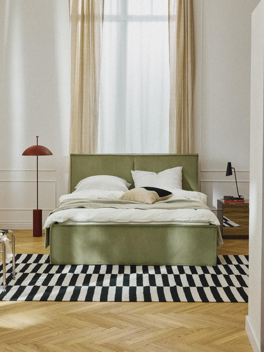 Dream Corduroy Storage Bed, Upholstered