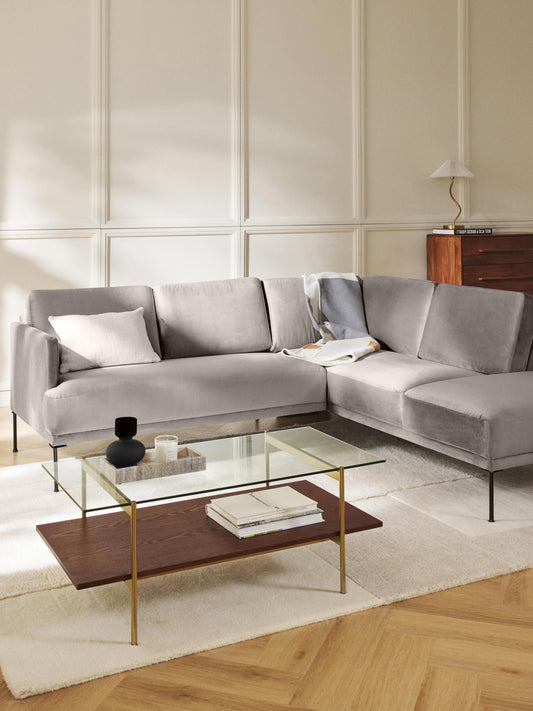 Fluente Corner Sofa, Velvet