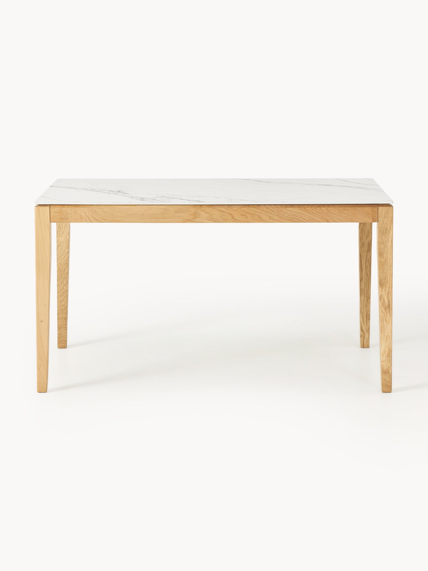 Jackson Dining Table, Marble-Look Tabletop, in Various Sizes