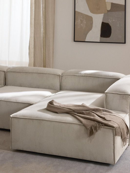 Lennon Corduroy Ottoman Corner Module