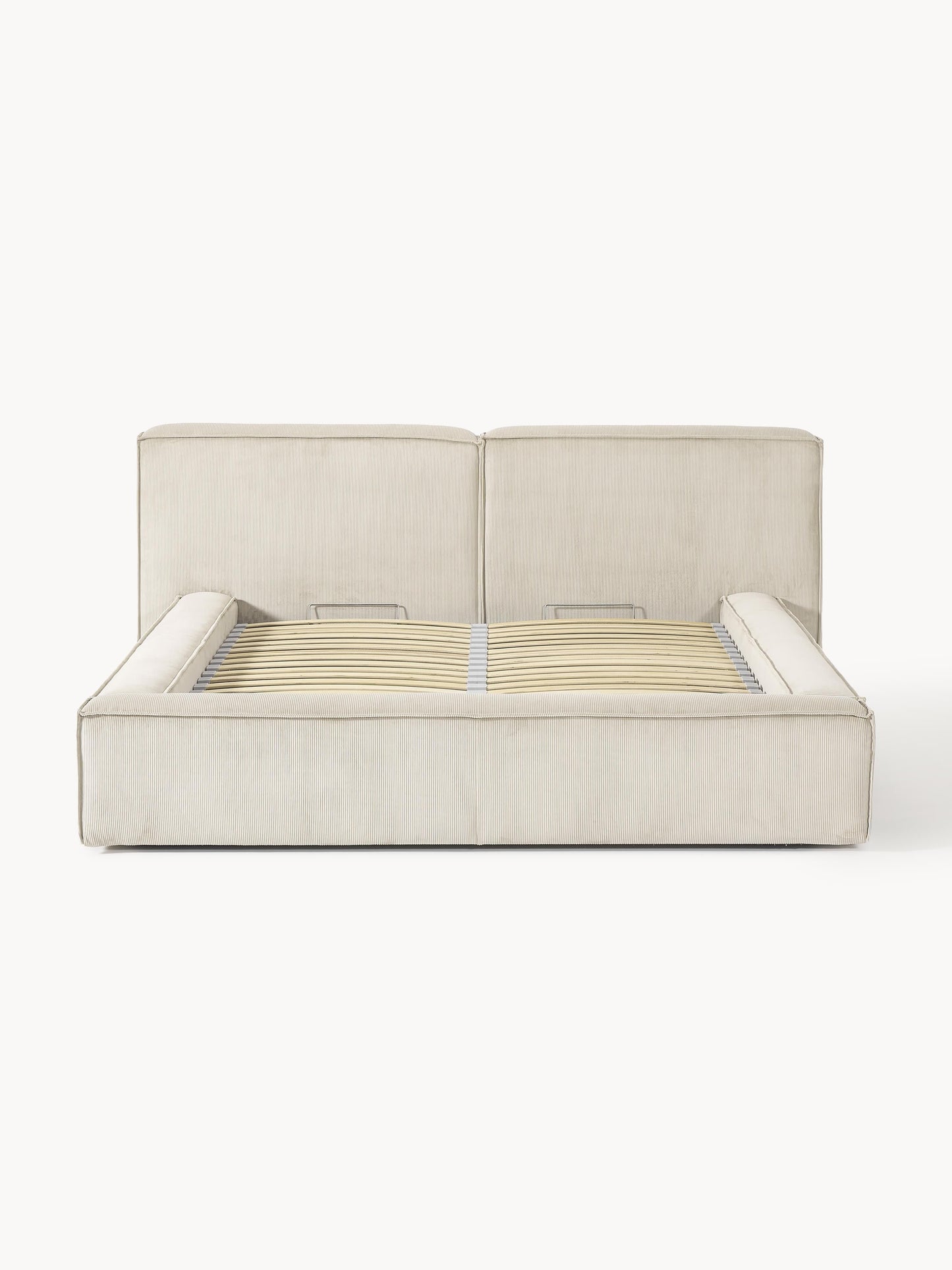 Lennon Corduroy Storage Bed, Upholstered