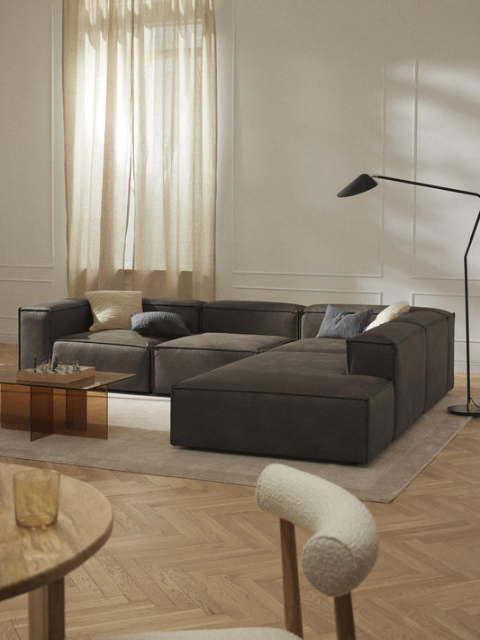 Lennon Ottoman Module in Leather