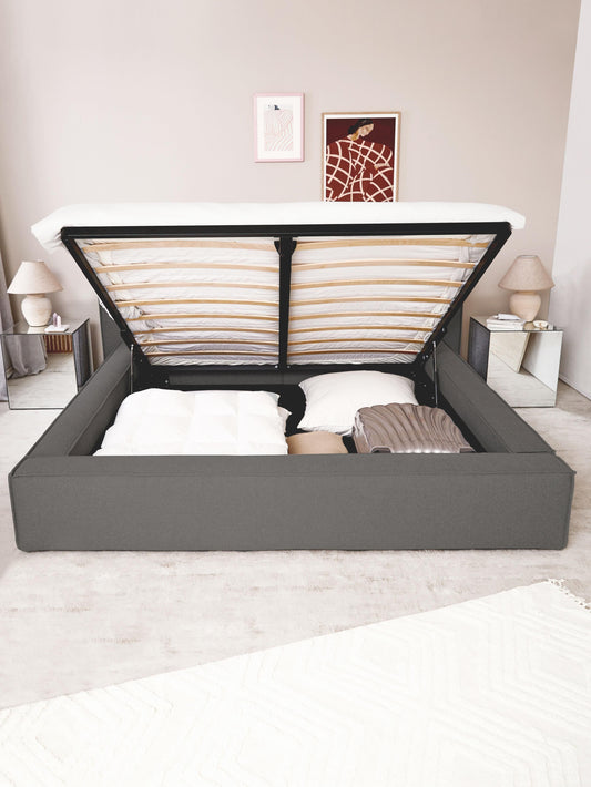 Lennon Storage Bed, Upholstered