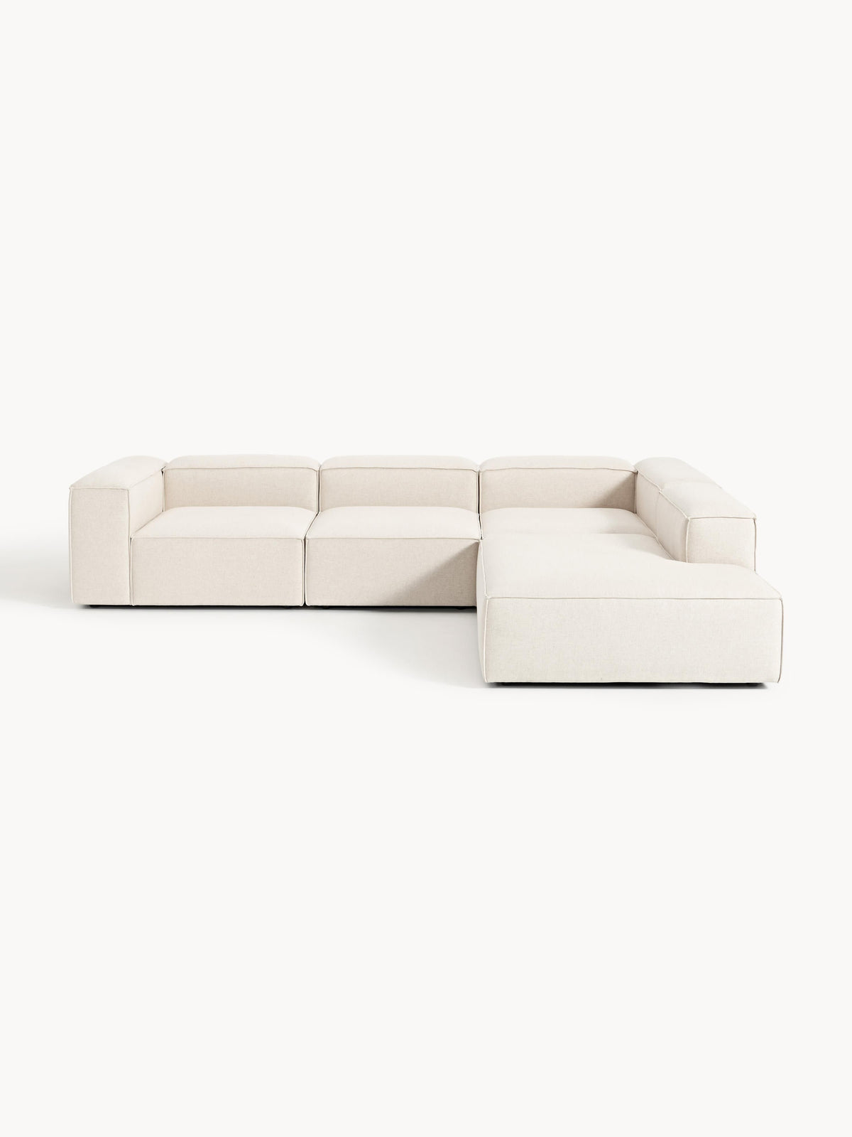 Lennon XL Modular 4-Seater Corner Sofa in Linen Blend