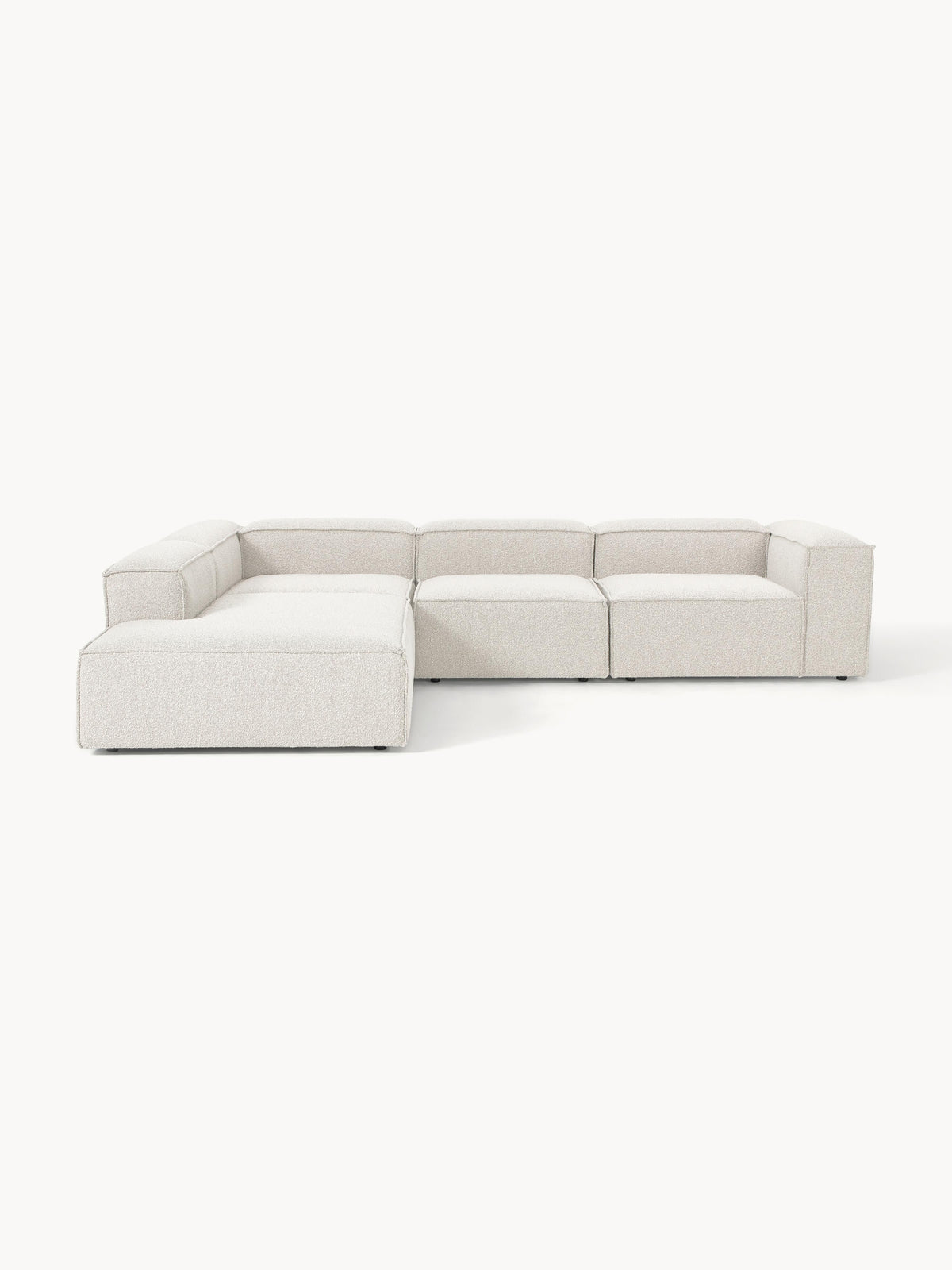 Lennon XL Modular Bouclé Corner Sofa, 4-Seater