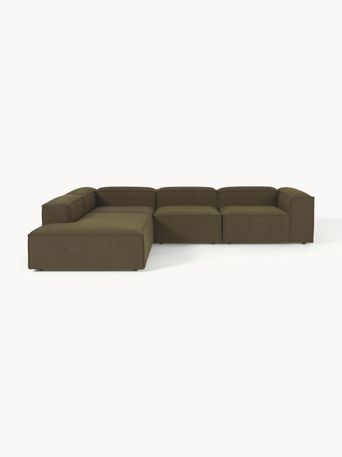 Lennon XL Modular Bouclé Corner Sofa, 4-Seater