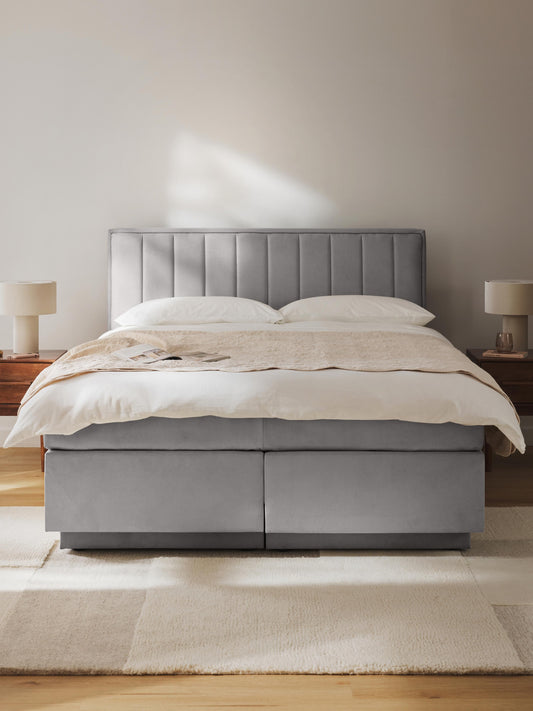 Livia Box Spring Storage Bed