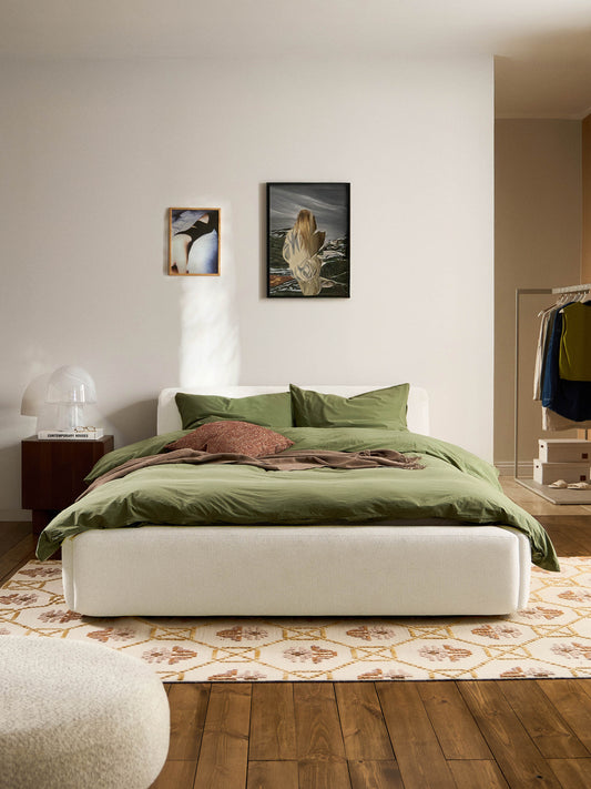 Melva Bed with Upholstery