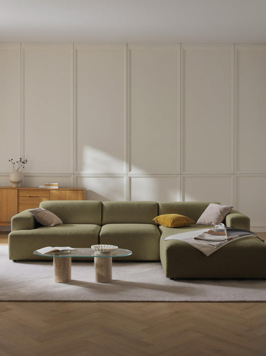 Melva Corner Sofa, 4-Seater