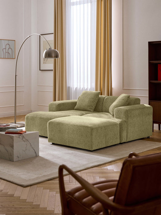 Melva Ottoman, Size W 99 x D 72 cm