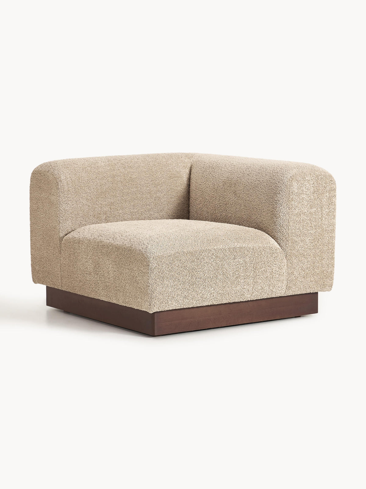 Natalie Teddy Bouclé Corner Module
