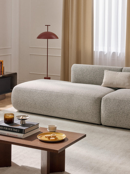 Sofia Chaise Module, Bouclé