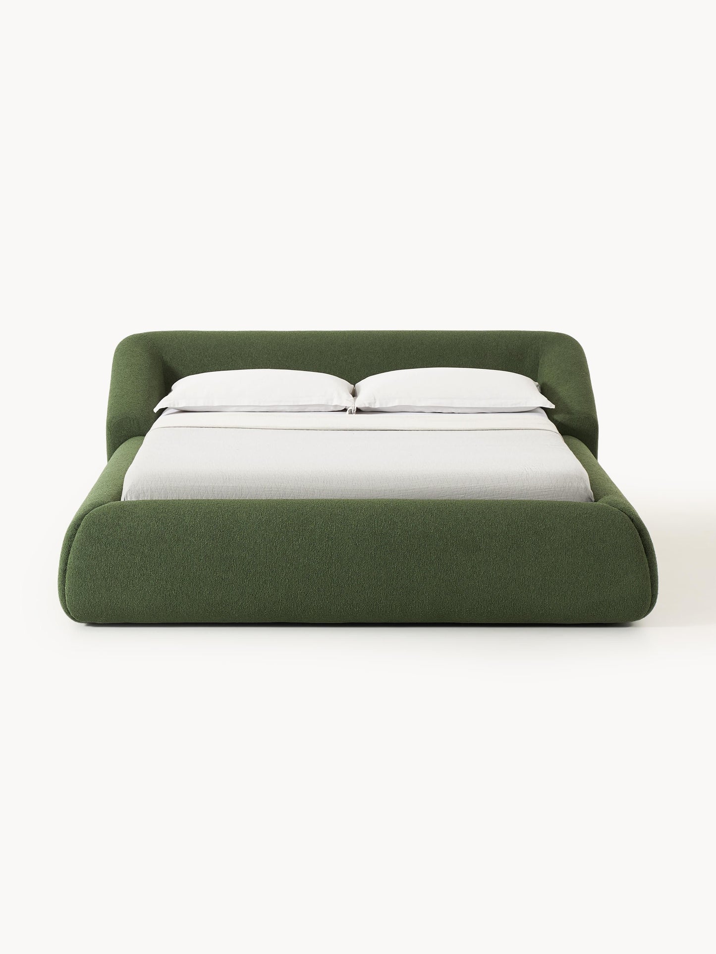 Sofia Upholstered Bed, Bouclé