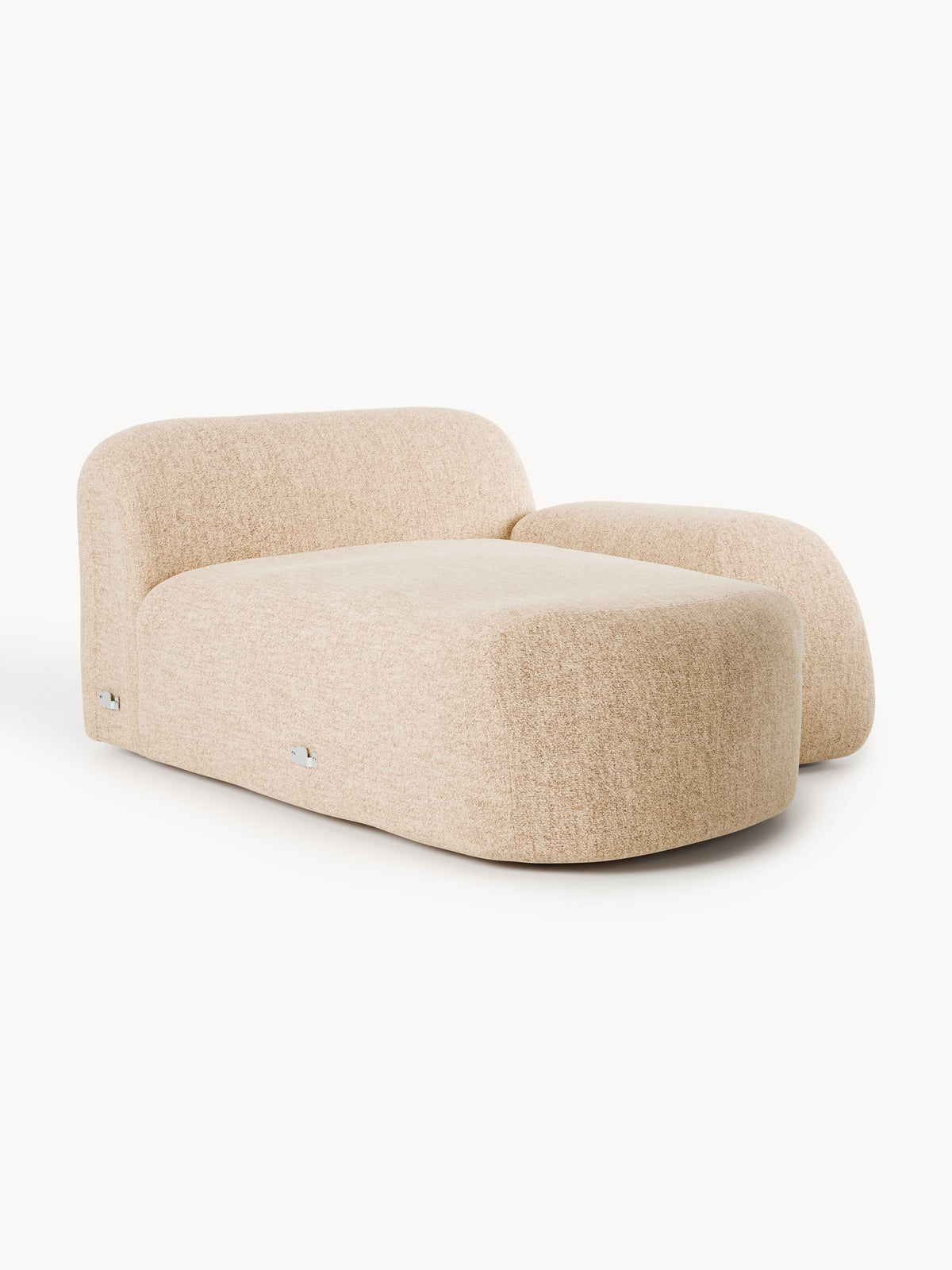 Wolke Chaise Corner Module in Bouclé