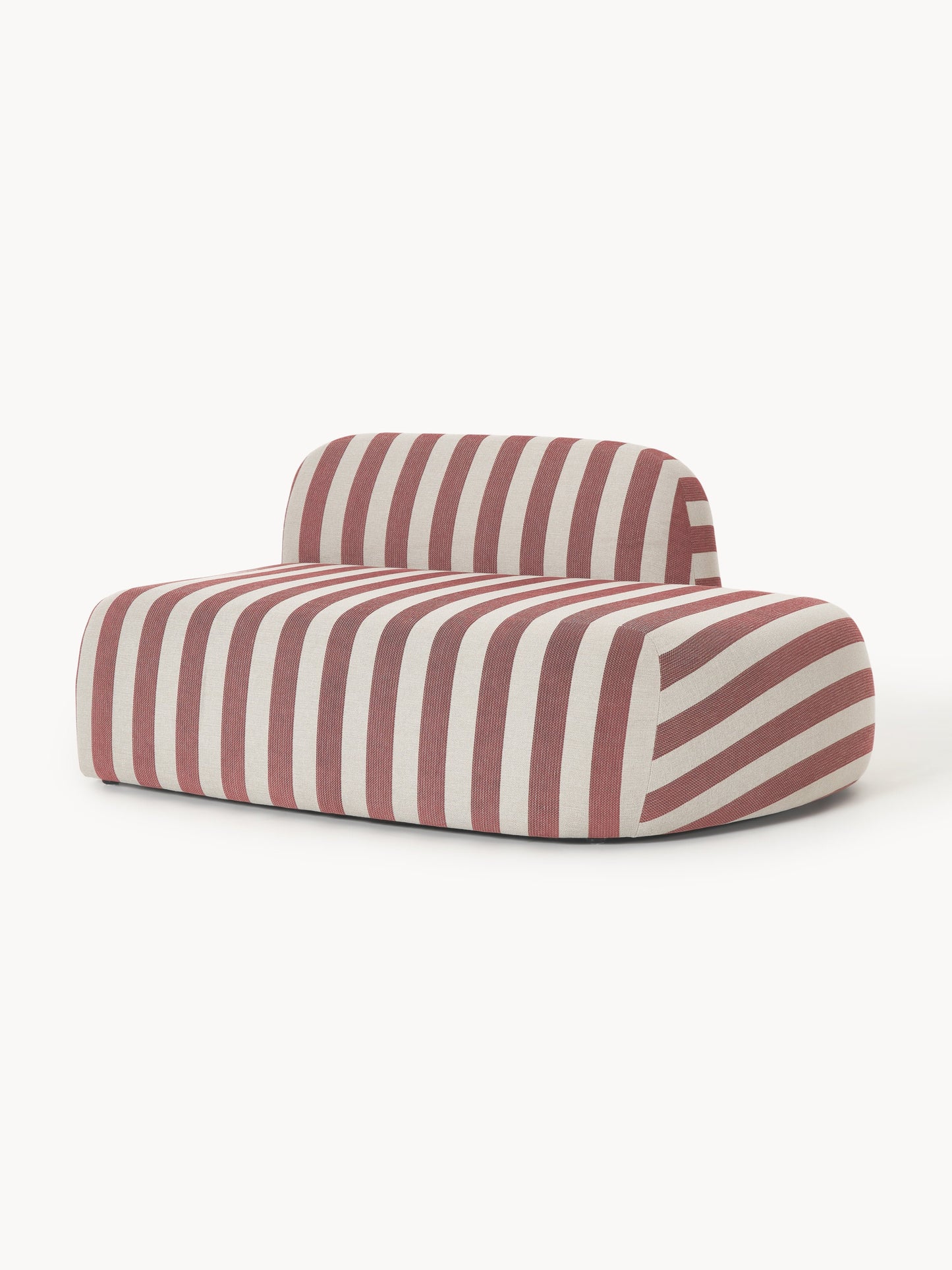 Wolke Chaise Module with Stripes