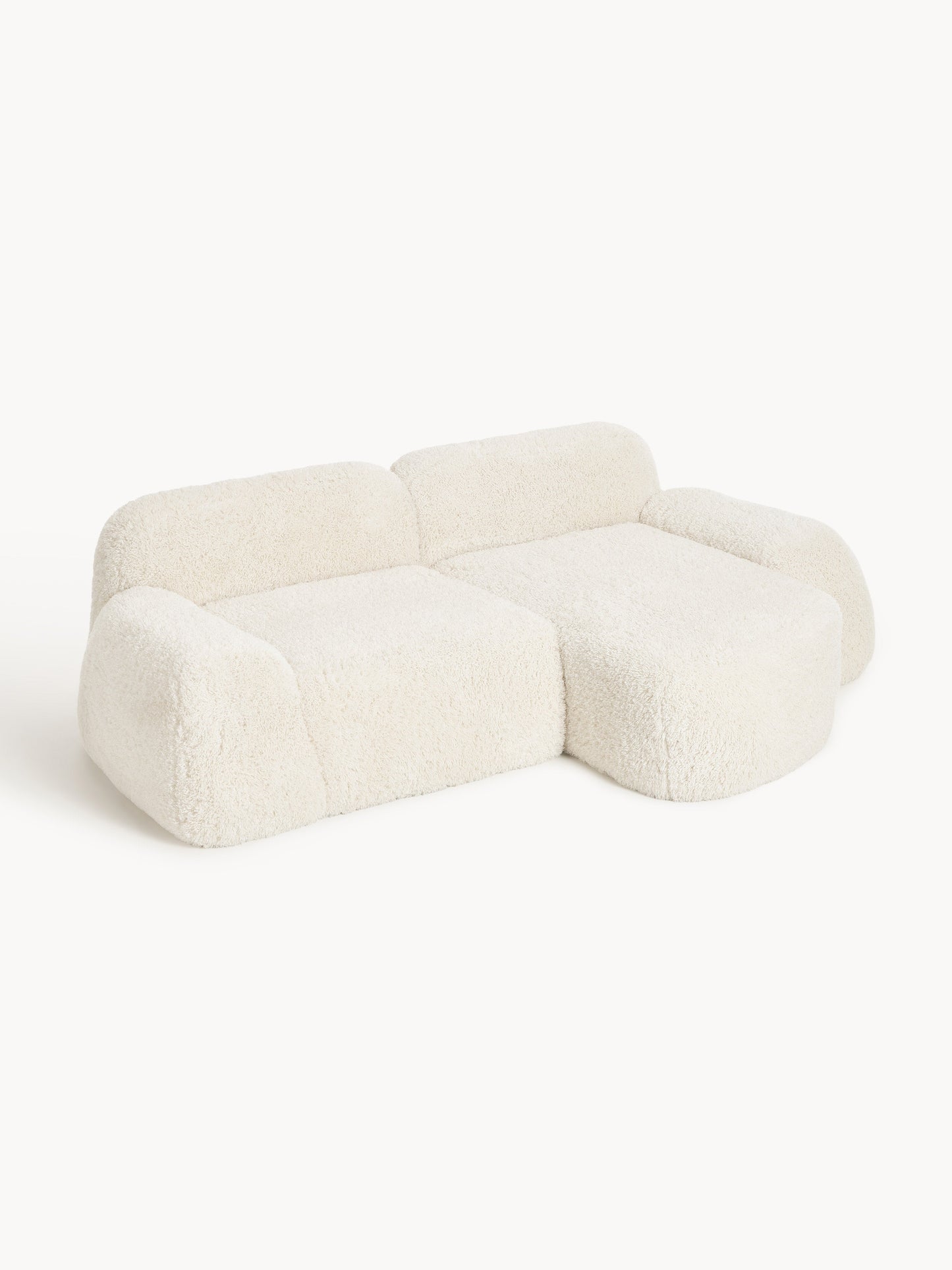Wolke Modular Corner Sofa (3-Seater), Teddy