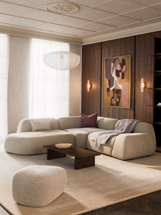 Wolke Modular Corner Sofa with Chaise Longue, 4-Seater