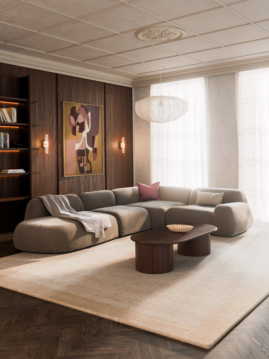 Wolke Modular Corner Sofa with Chaise Longue, XL