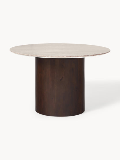 Abby Round Dining Table, Marble, Ø 120 cm