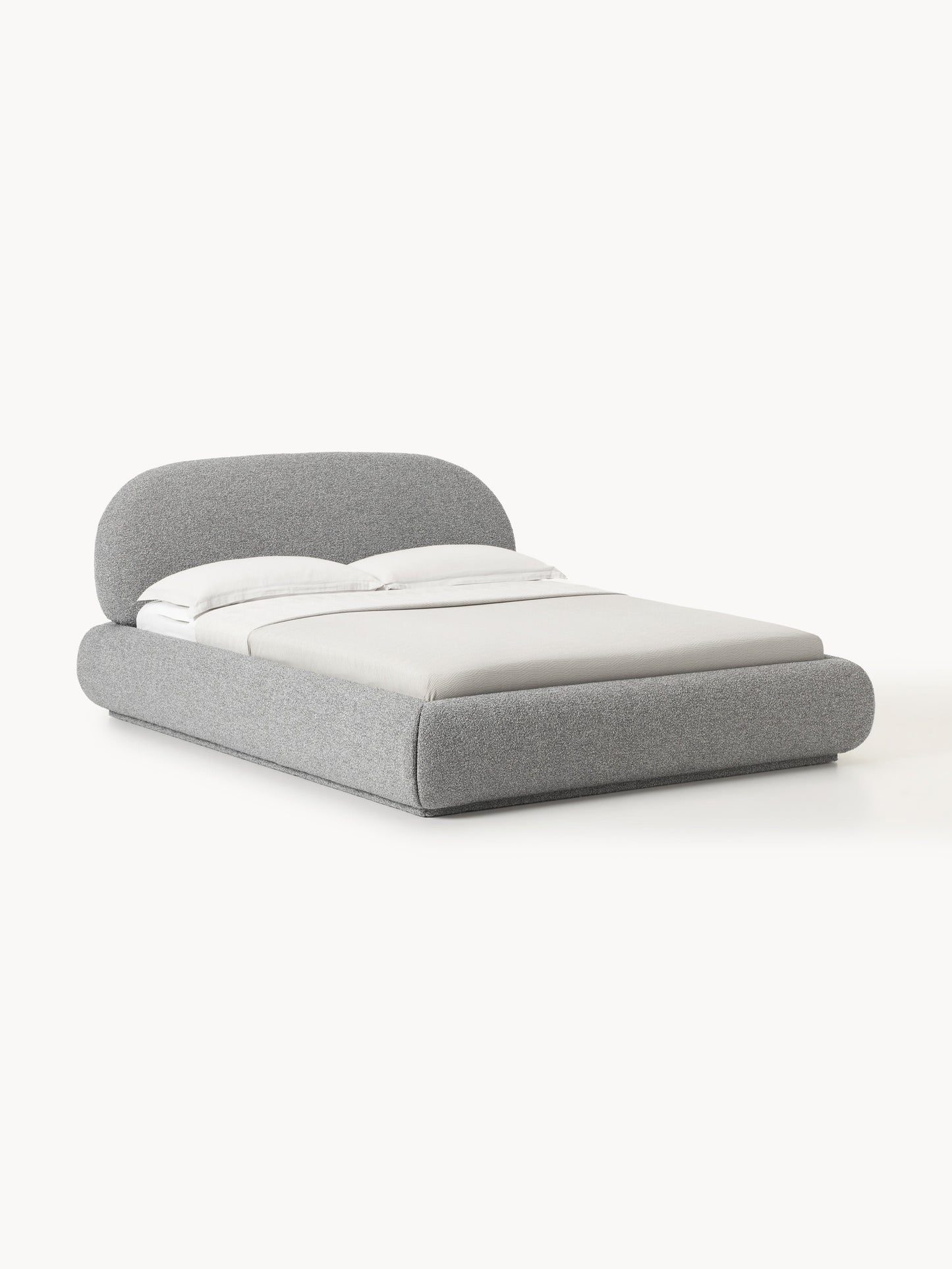 Alba Bouclé Storage Bed, Upholstered
