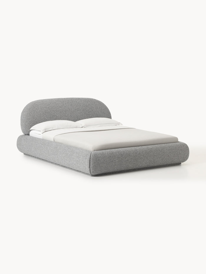 Alba Bouclé Storage Bed, Upholstered