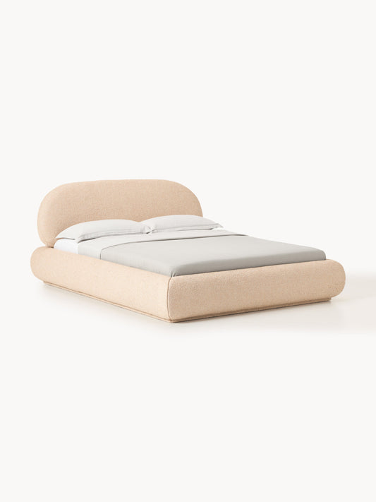 Alba Bouclé Storage Bed, Upholstered