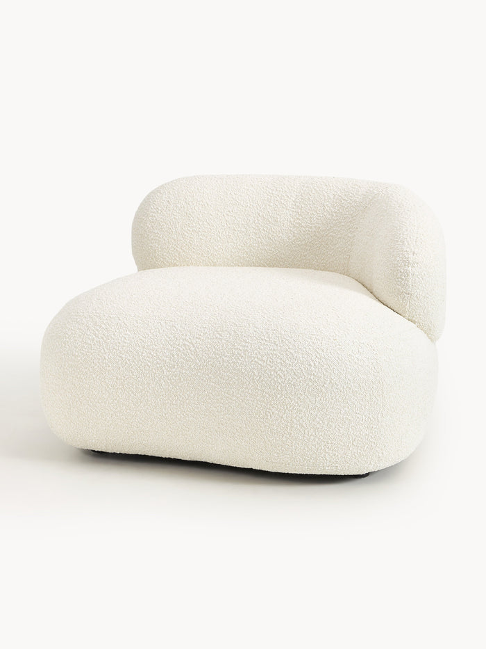 Alba Lounge Chair, Bouclé