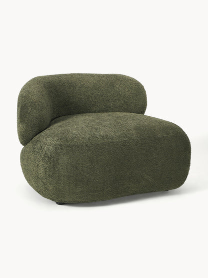 Alba Lounge Chair, Teddy Bouclé