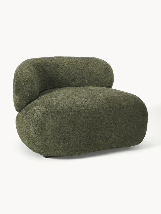 Alba Lounge Chair, Teddy Bouclé