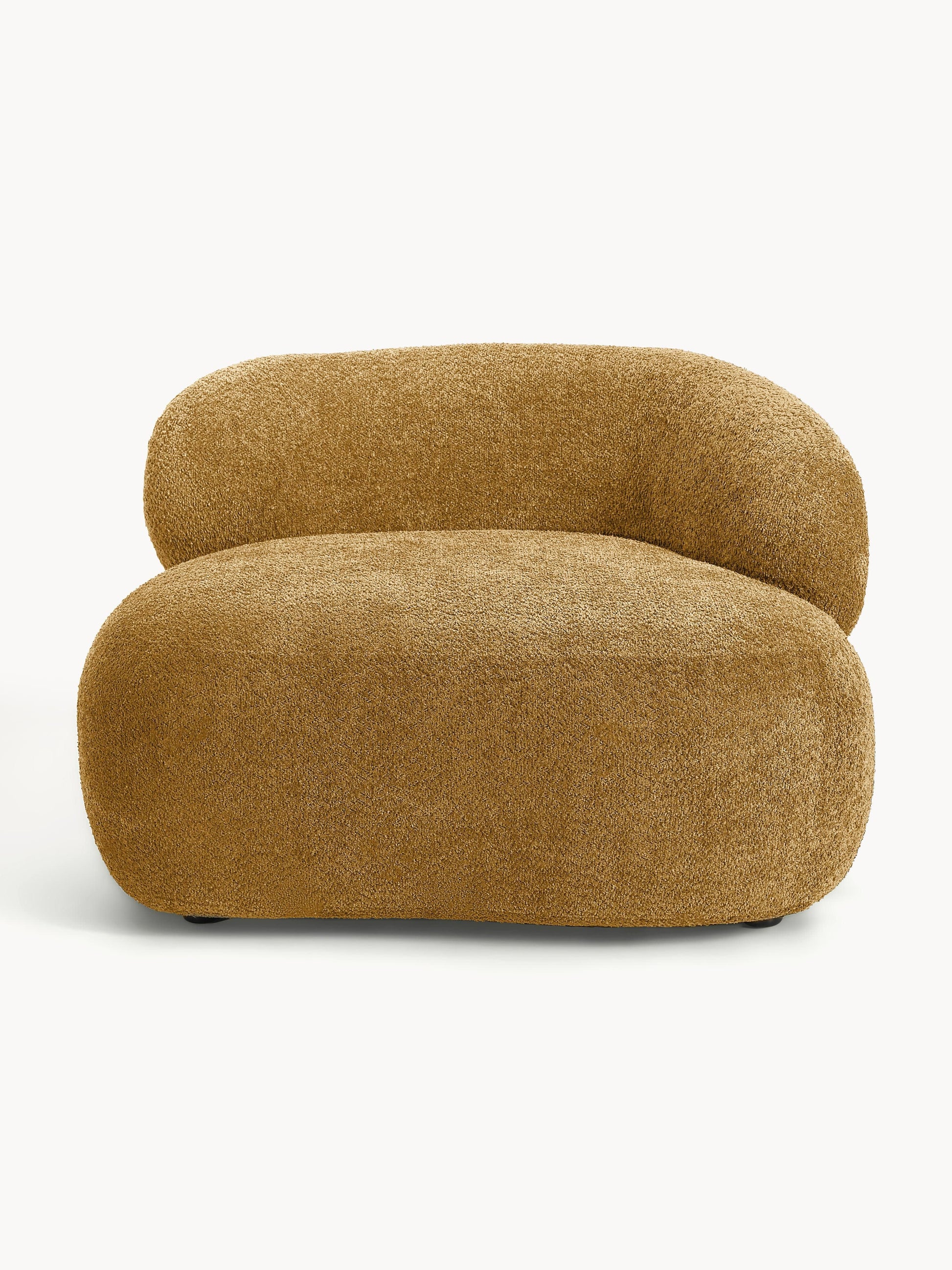 Alba Lounge Chair, Teddy Bouclé