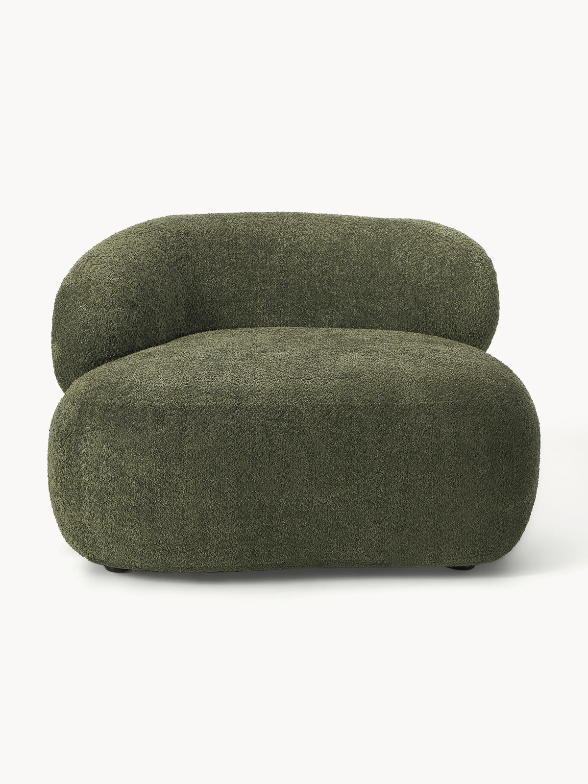 Alba Lounge Chair, Teddy Bouclé