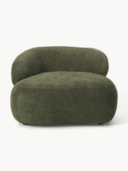 Alba Lounge Chair, Teddy Bouclé