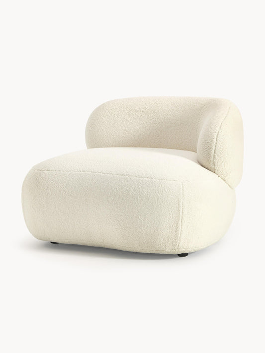Alba Lounge Chair, Teddy Fur