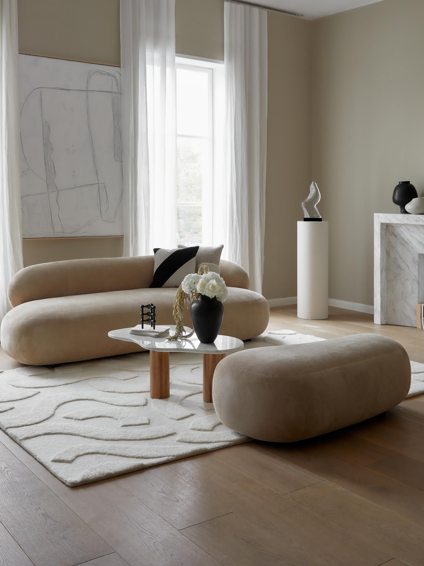 Alba Sofa, 3-Seater