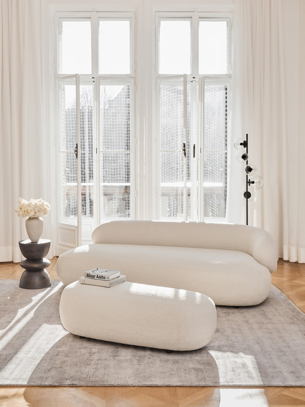 Alba Sofa in Teddy, 3-Seater