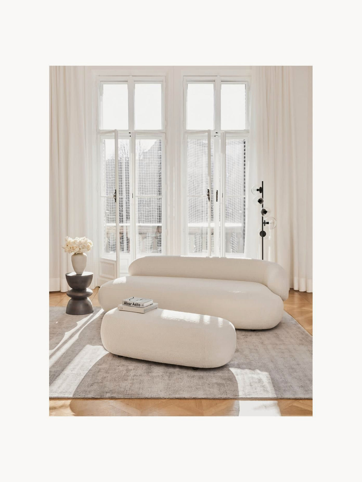 Alba Sofa in Teddy, 3-Seater