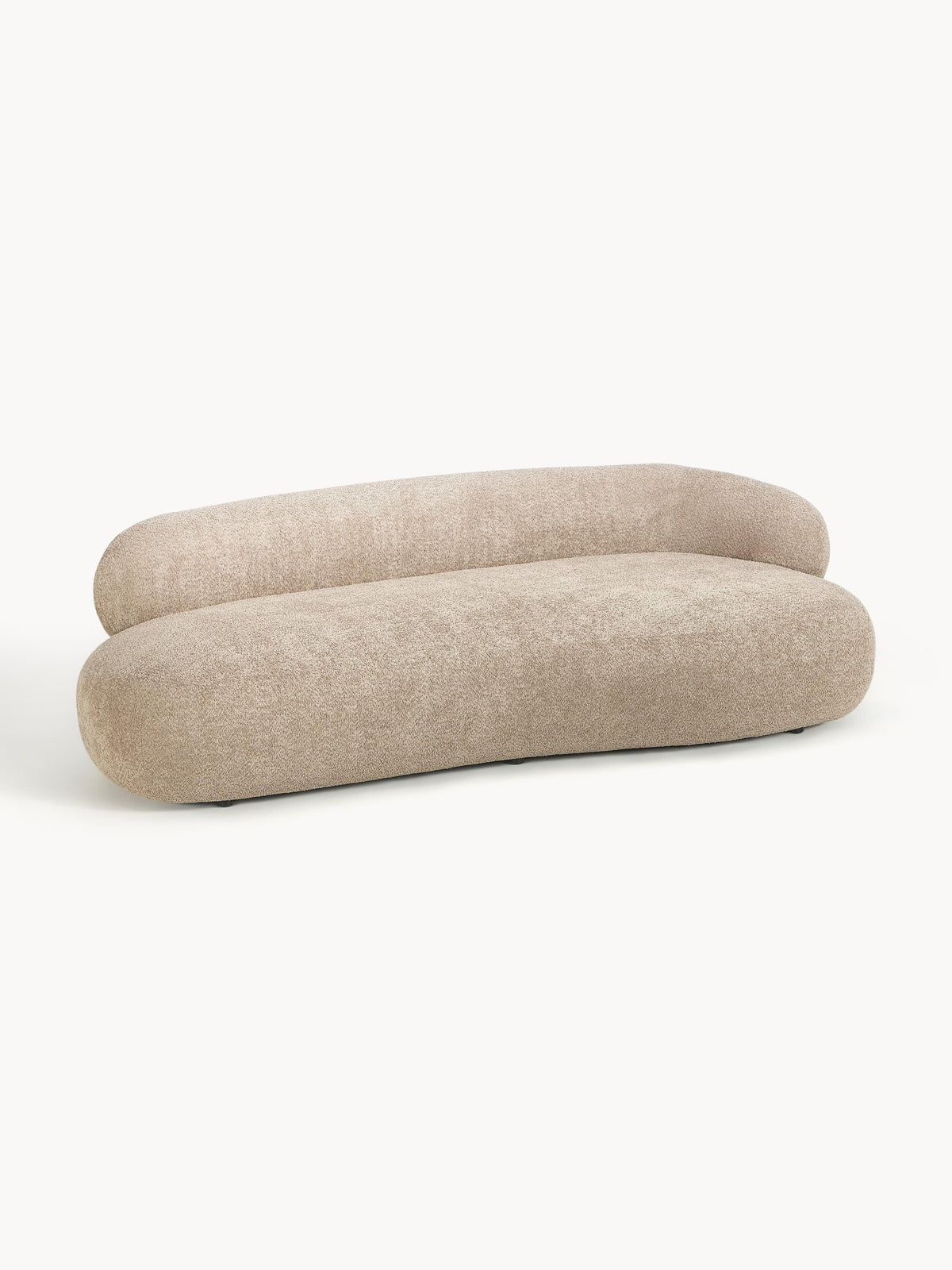 Alba Teddy Bouclé Sofa, 3-Seater