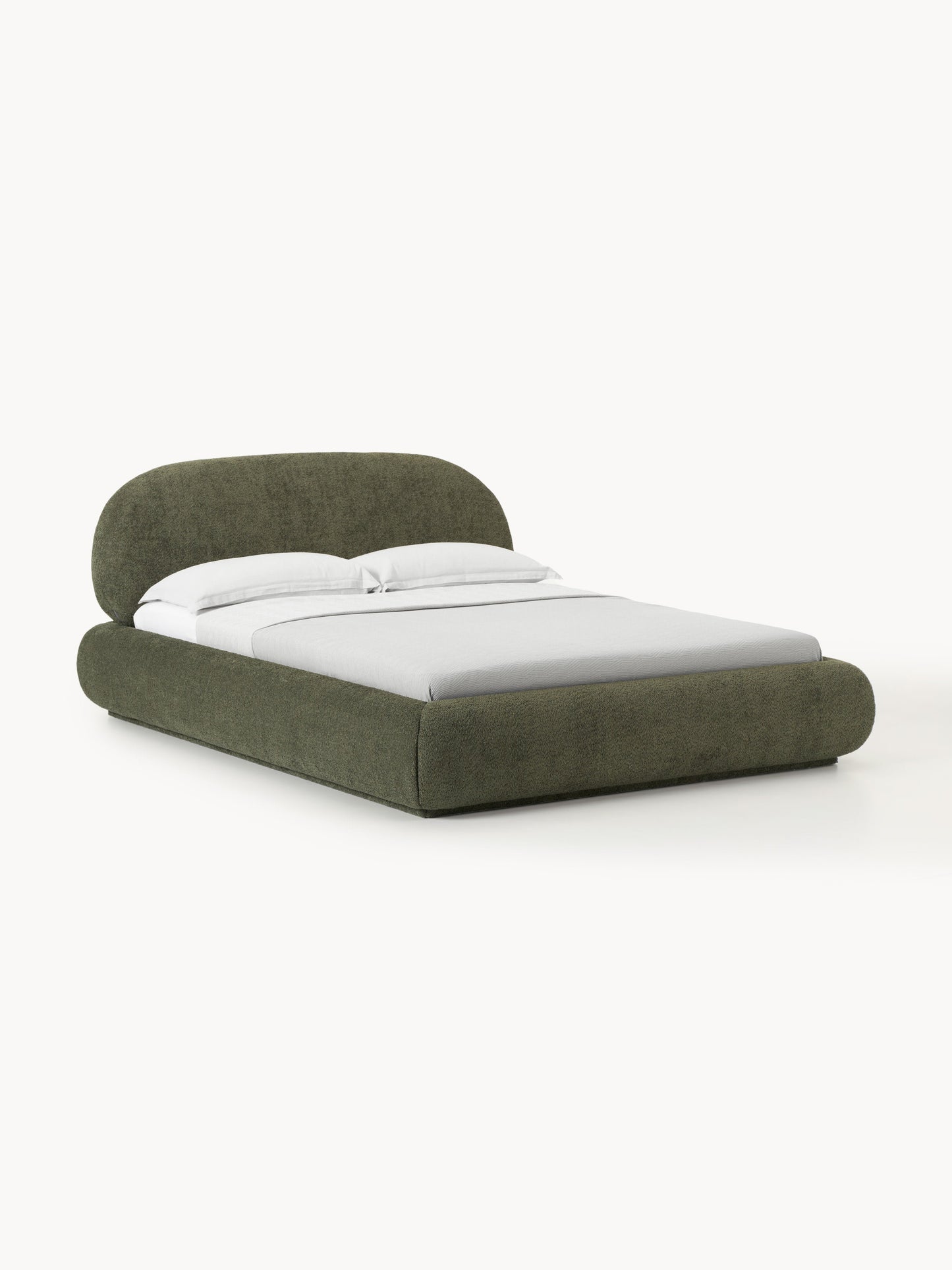 Alba Teddy Bouclé Upholstered Bed