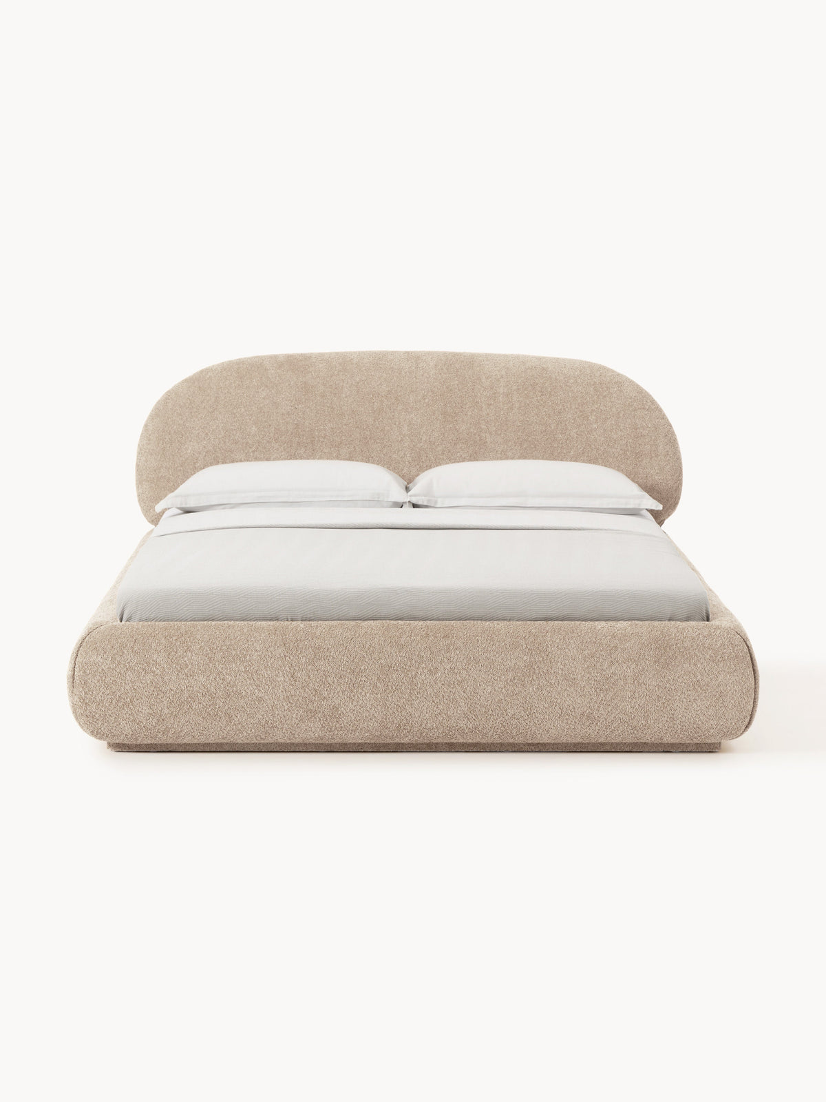 Alba Teddy Bouclé Upholstered Bed