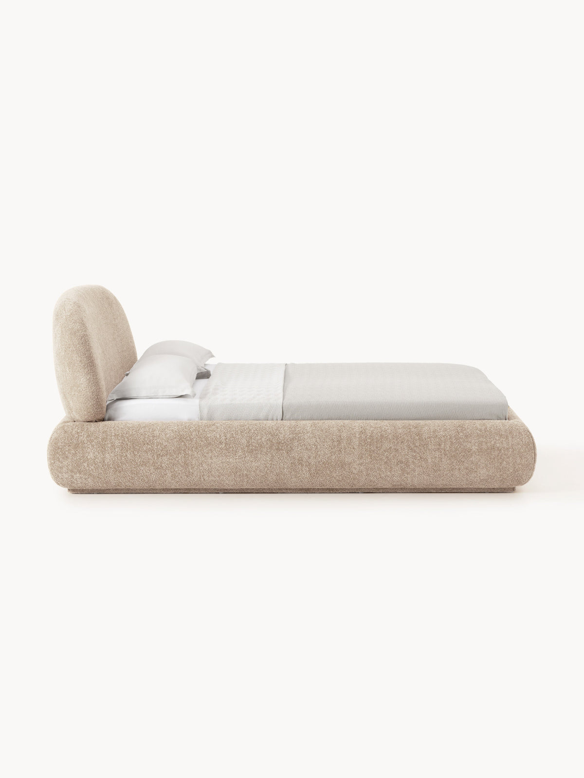 Alba Teddy Bouclé Upholstered Bed