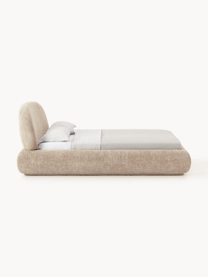 Alba Teddy Bouclé Upholstered Bed