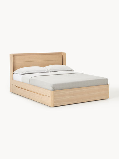 Allow Bed with Drawers, Wooden