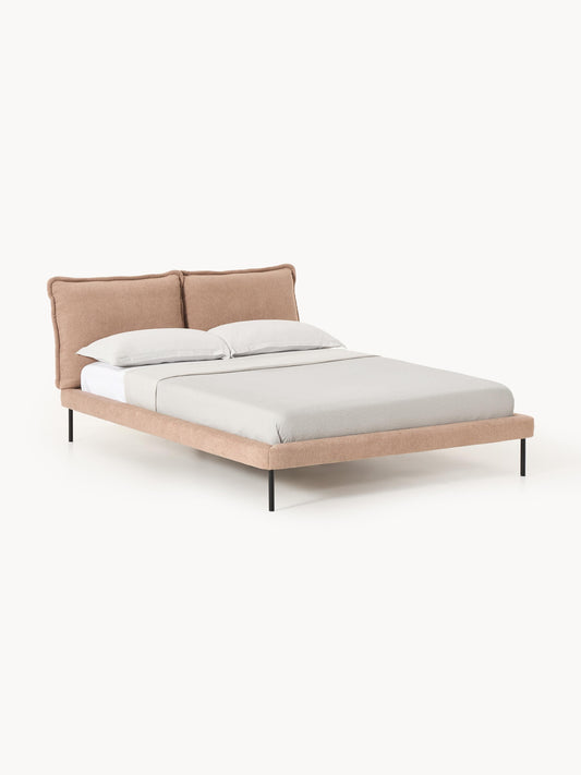 Amelia Teddy Bouclé Upholstered Bed